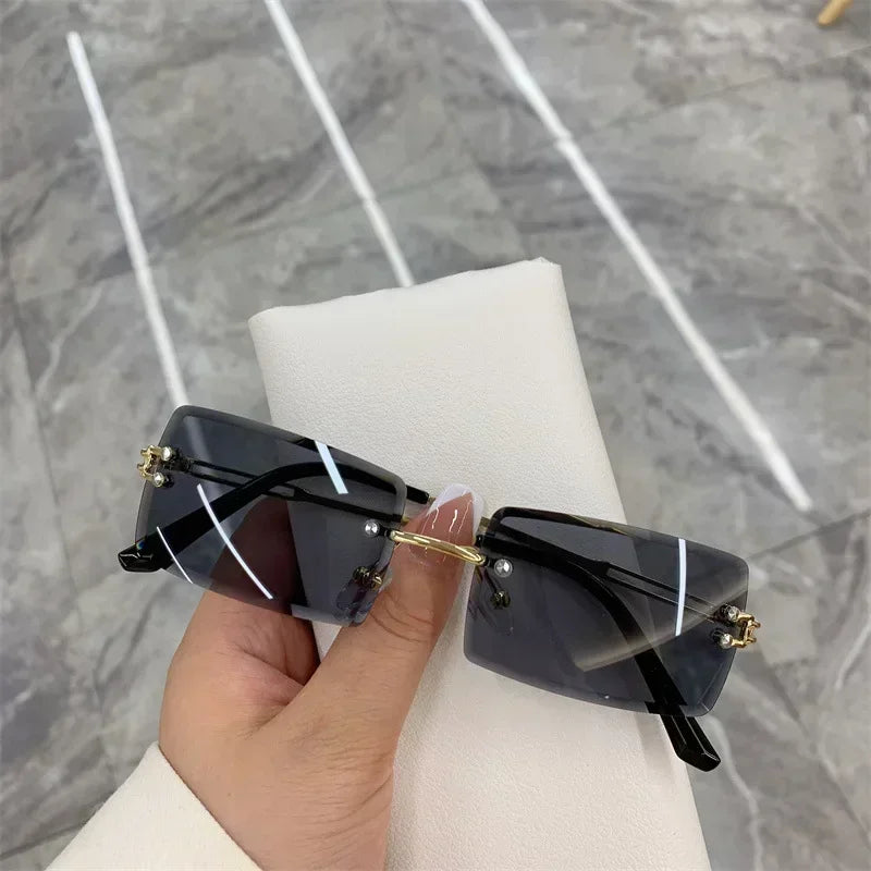 Fashion Rimless Sunglasses