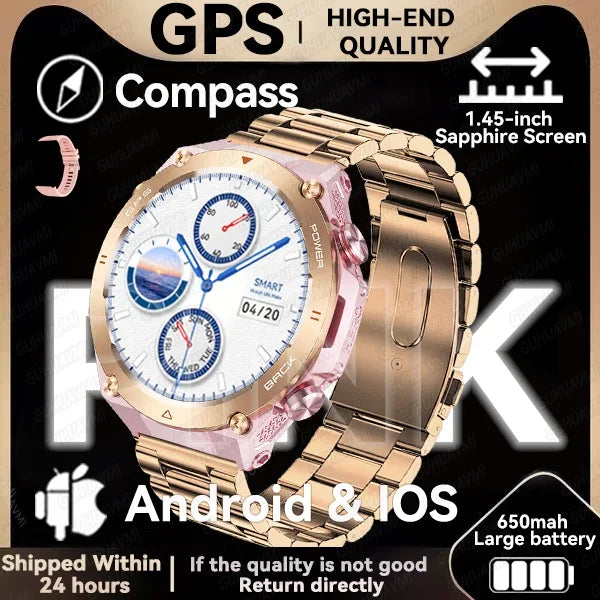 GPS Smartwatch With 100 Sports Modes