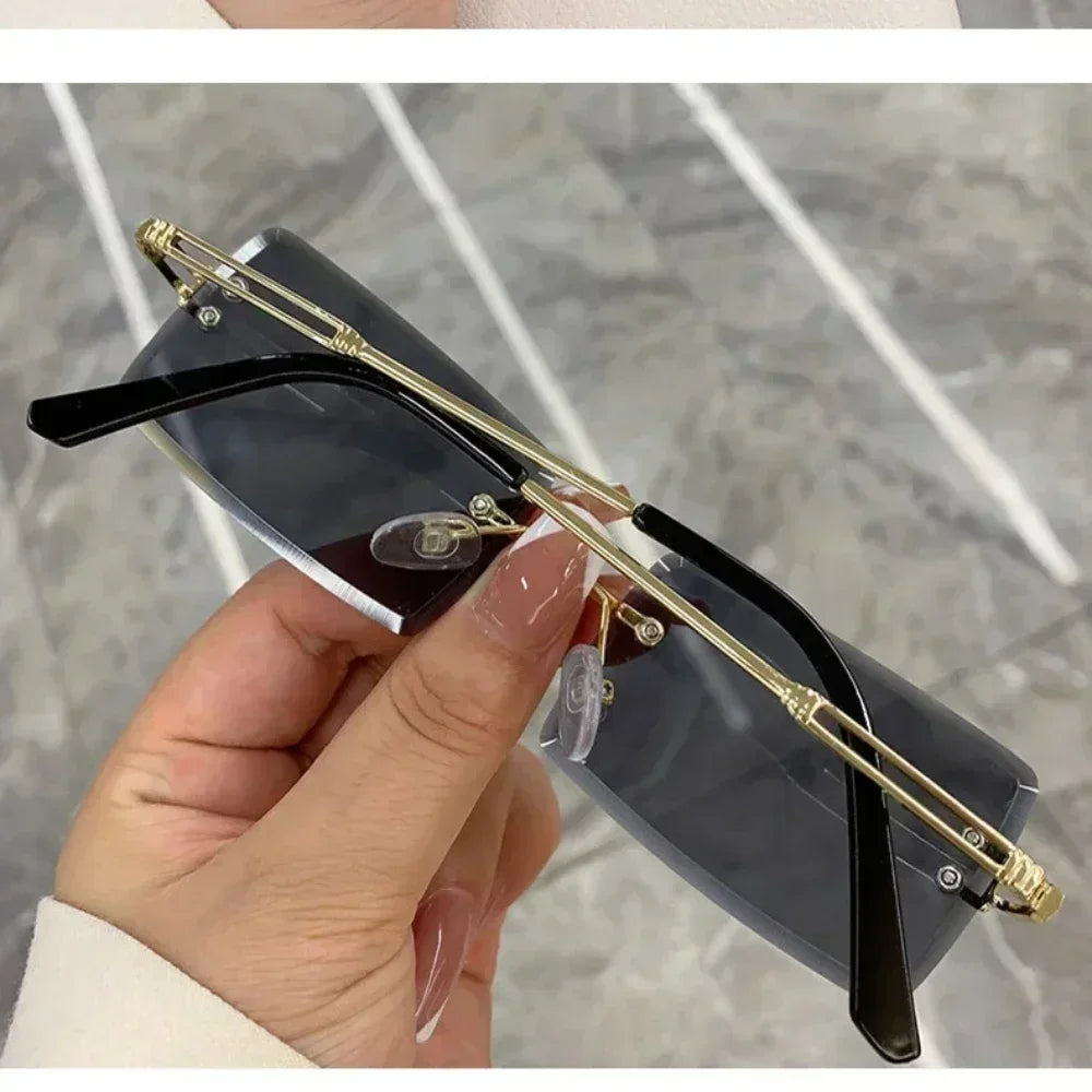 Fashion Rimless Sunglasses