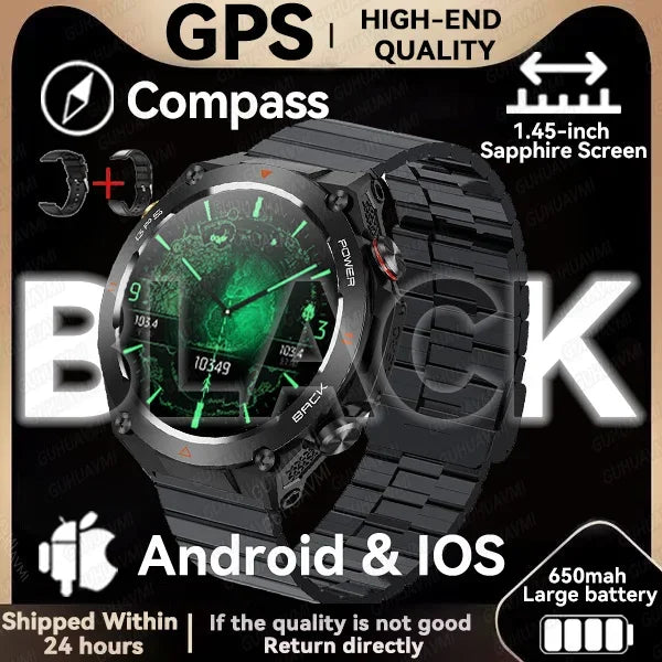 GPS Smartwatch With 100 Sports Modes
