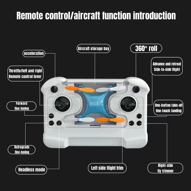 Mini Drone Remote Control Quadcopter for Kids