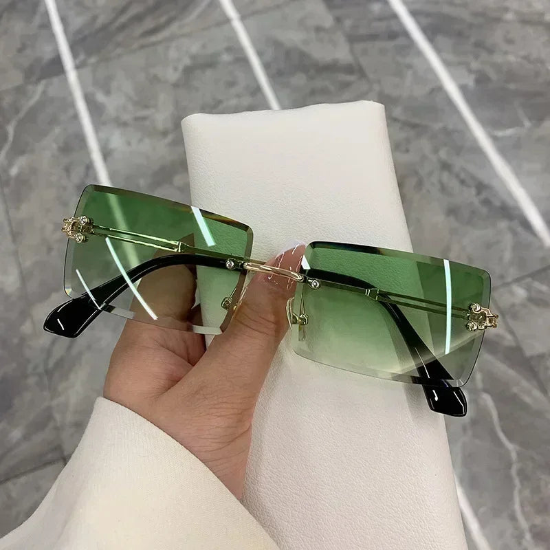 Fashion Rimless Sunglasses