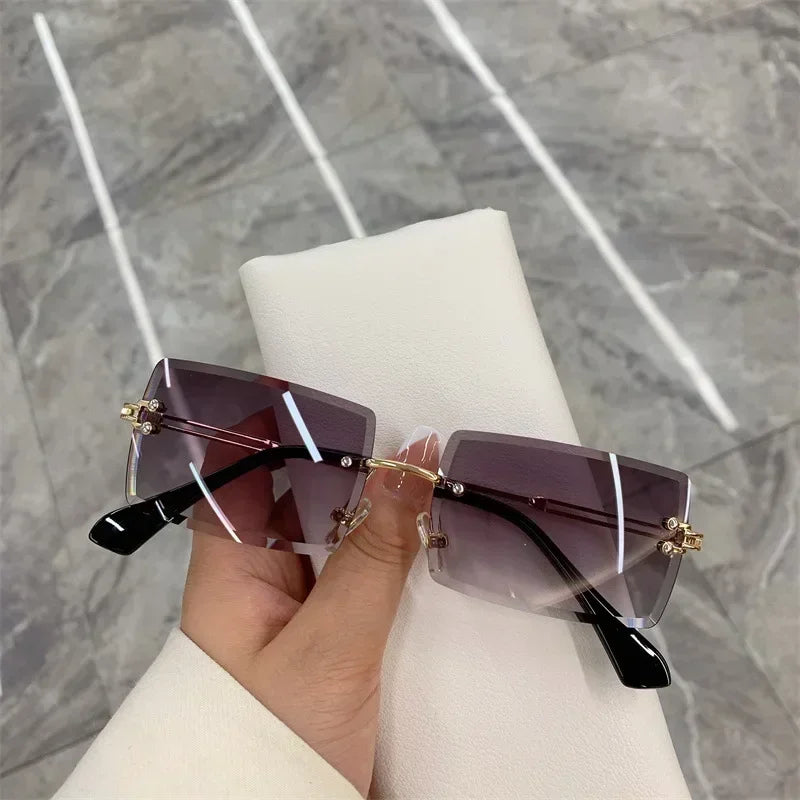 Fashion Rimless Sunglasses