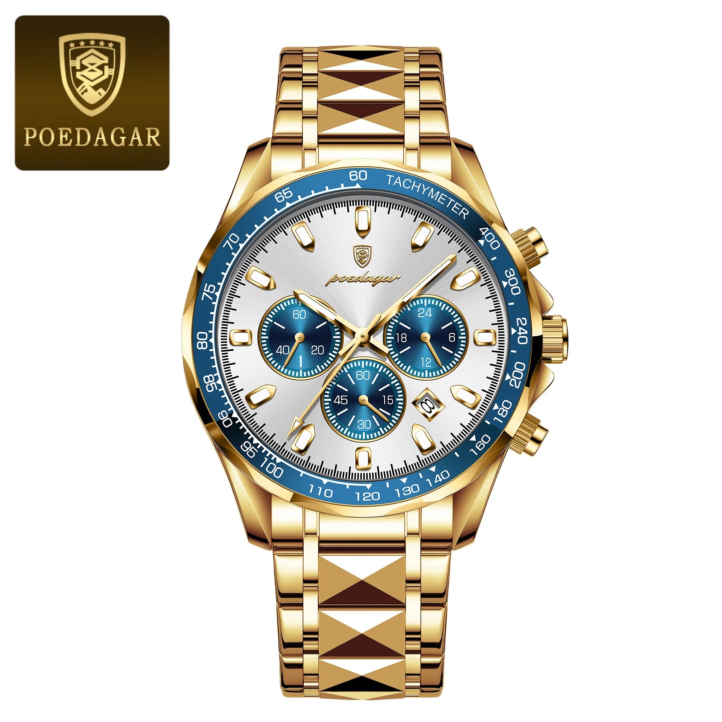 Luxury Stainless Steel Watch