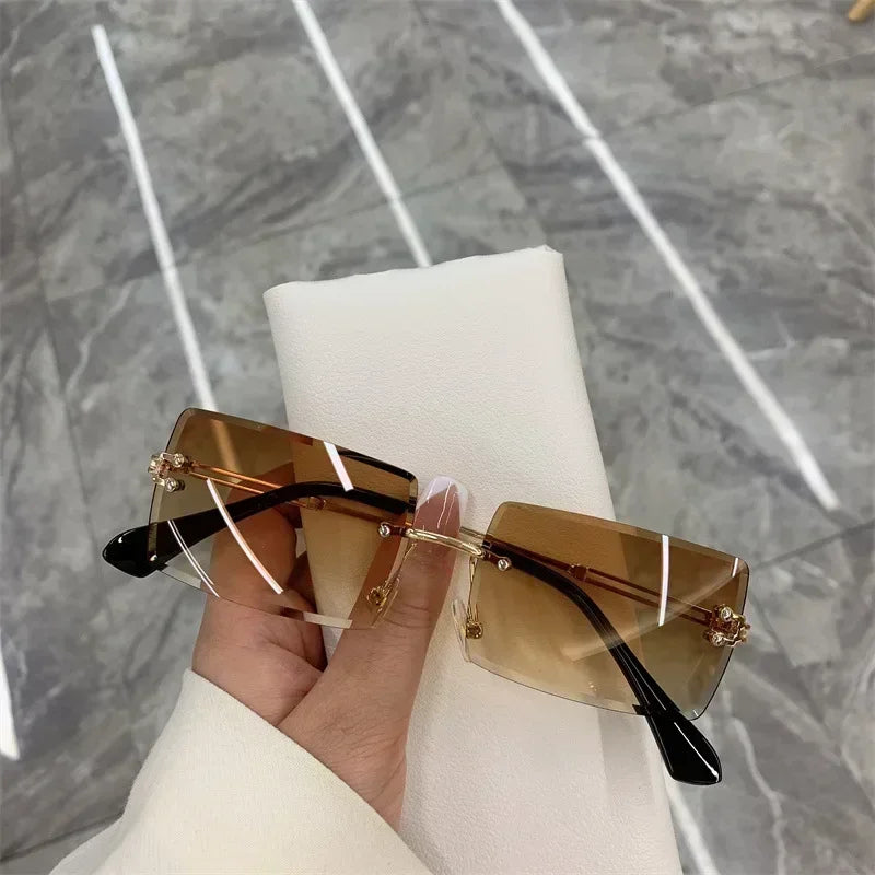Fashion Rimless Sunglasses