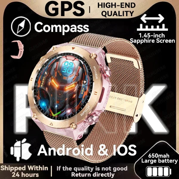 GPS Smartwatch With 100 Sports Modes