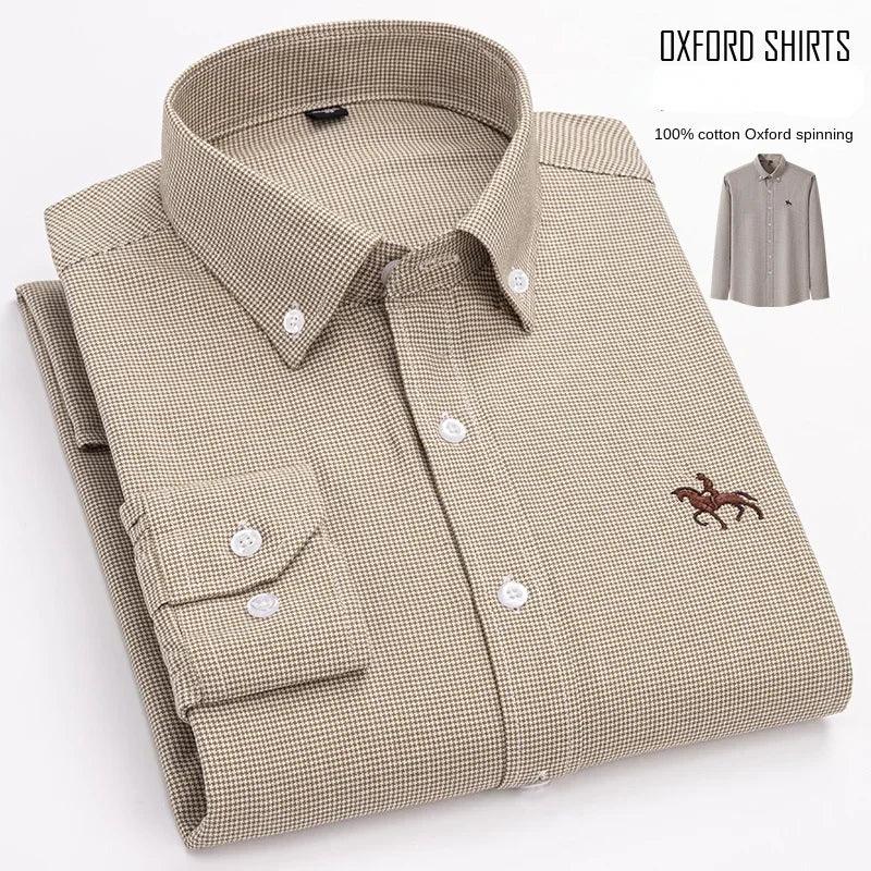 Men's Floral Embroidered Shirt