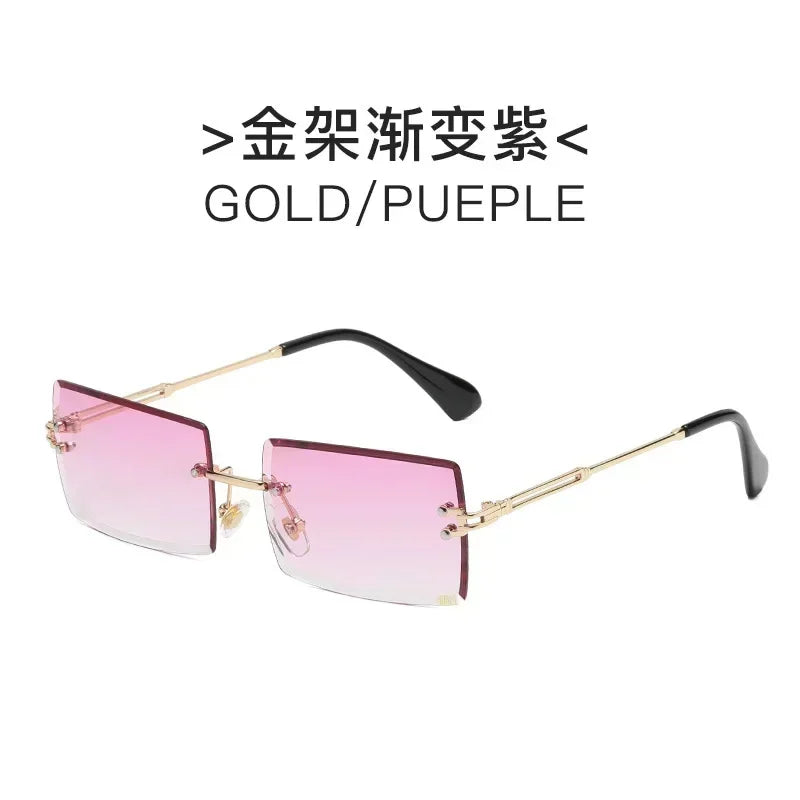 Fashion Rimless Sunglasses