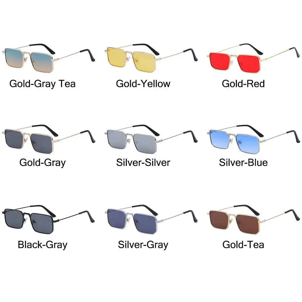 Metal Frame Retro Sunglasses