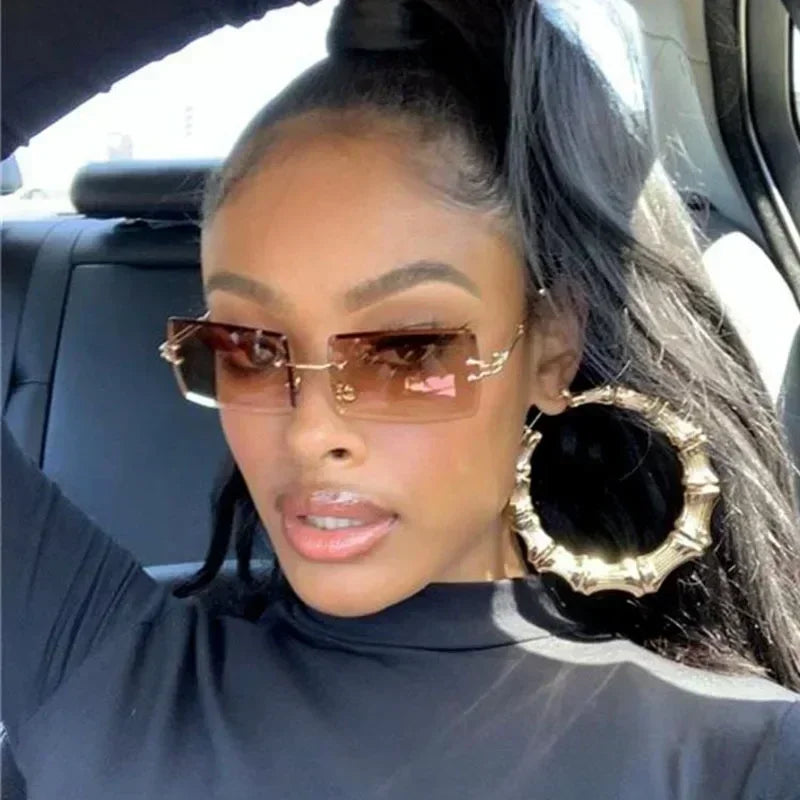 Fashion Rimless Sunglasses