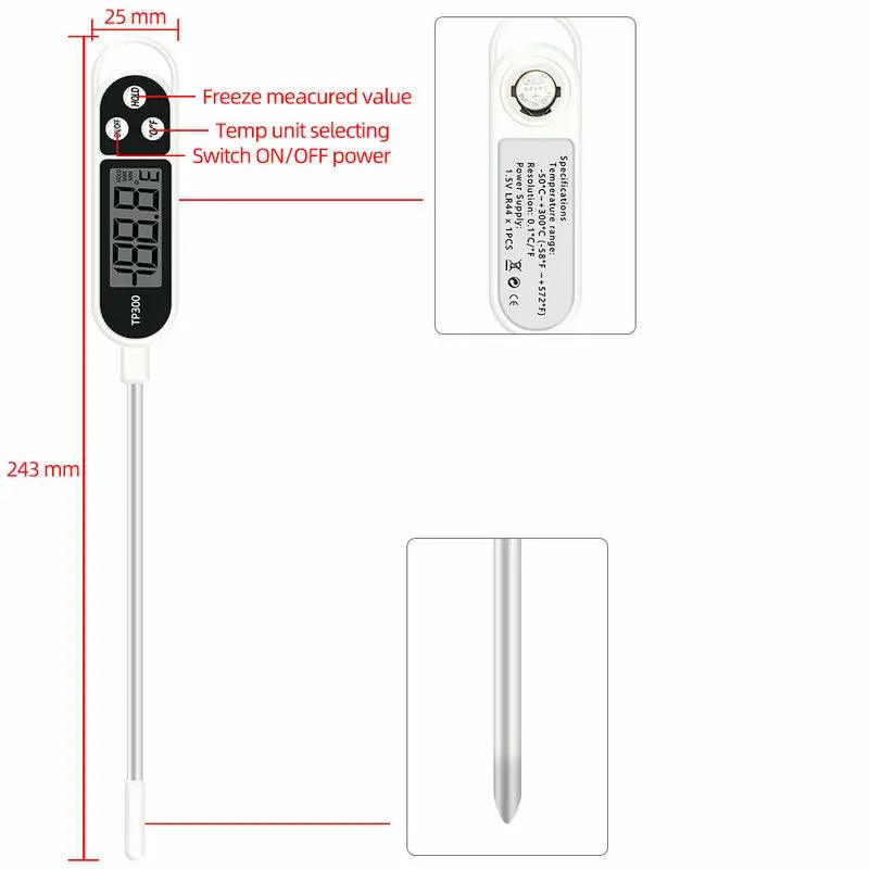 Food Thermometer TP300 Digital Kitchen Probe