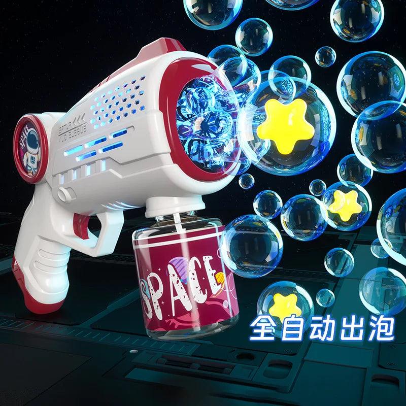 Automatic Bubble Gun Toy – Astronaut Design for Kids