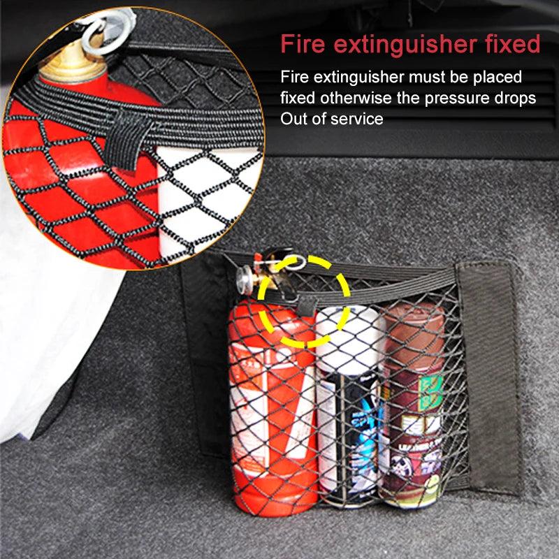 Car Trunk Organizer Net â?? Universal Elastic Mesh Storage Bag