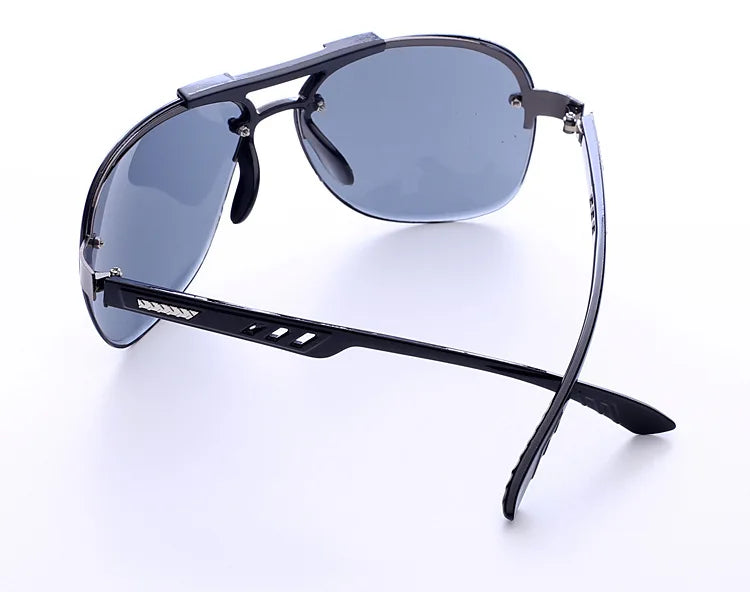 Vintage Rimless Rectangle Sunglasses