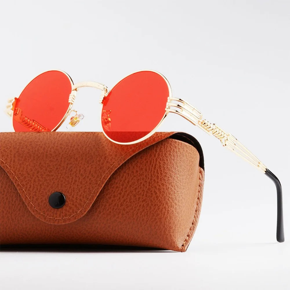 Metal Frame Retro Sunglasses