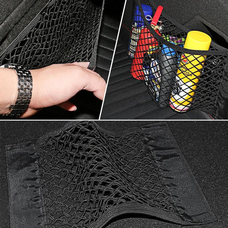 Car Trunk Organizer Net â?? Universal Elastic Mesh Storage Bag