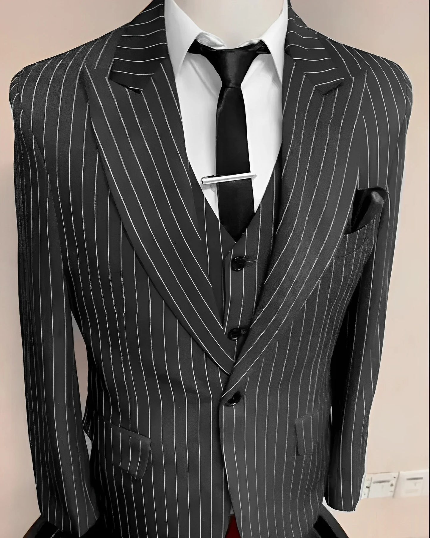 Men's Striped 3-Piece Suit