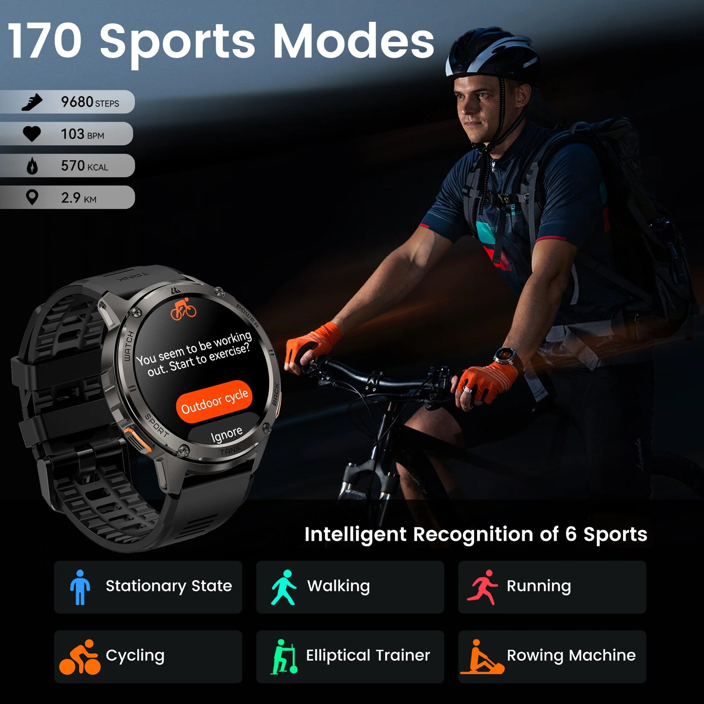 KOSPET TANK T3 Smartwatch