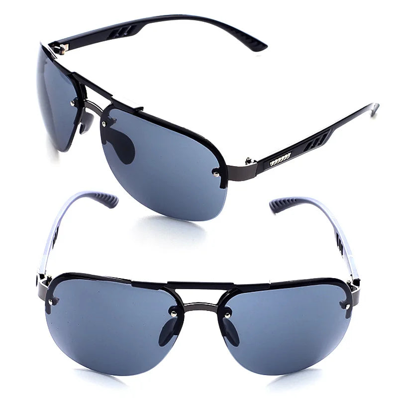 Vintage Rimless Rectangle Sunglasses
