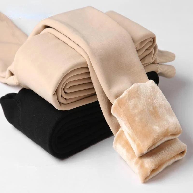 Winter Leggings For Women Warm Leggings Solid Color Velvet Leggings High Waist Leggings Stretchy Leggings