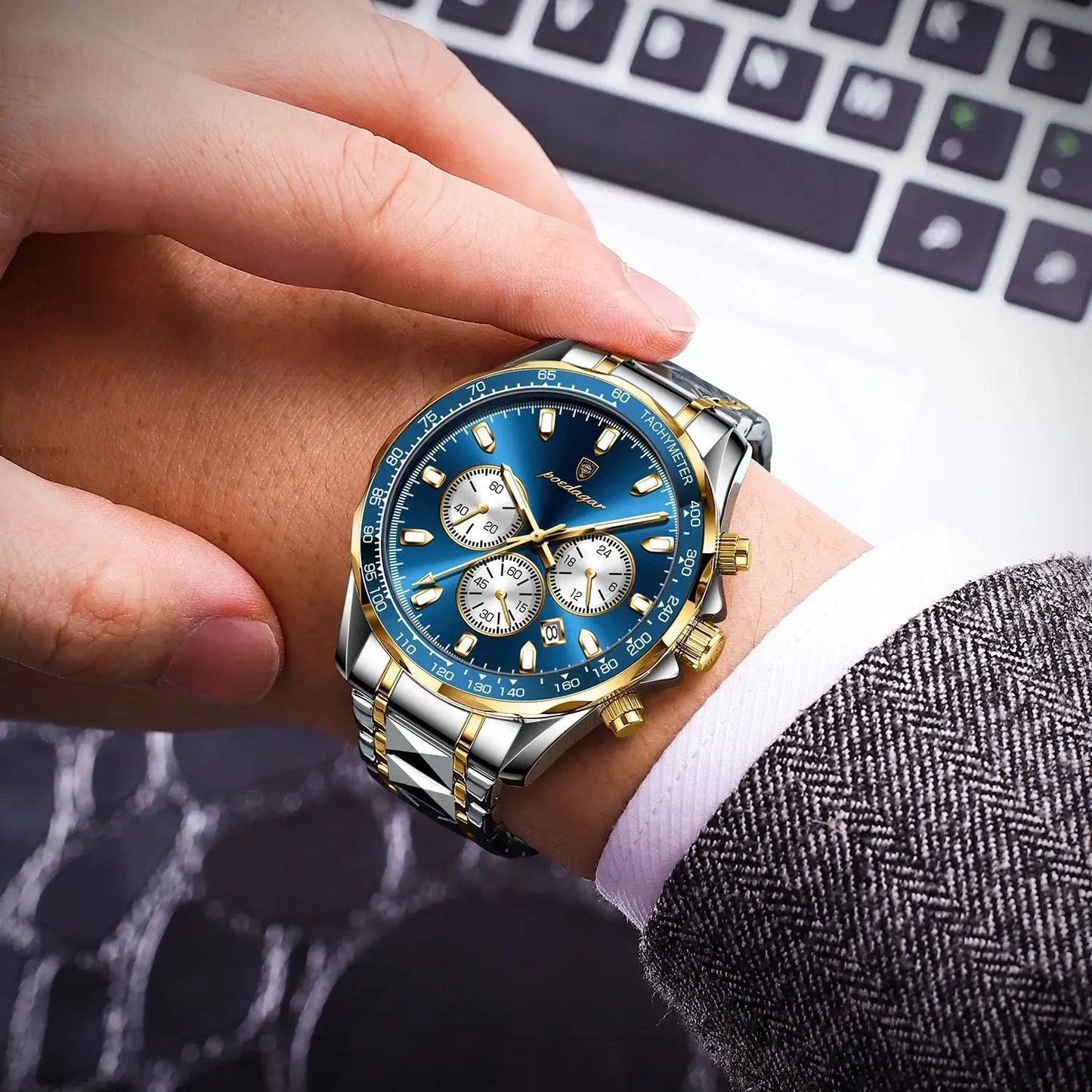 Luxury Stainless Steel Watch