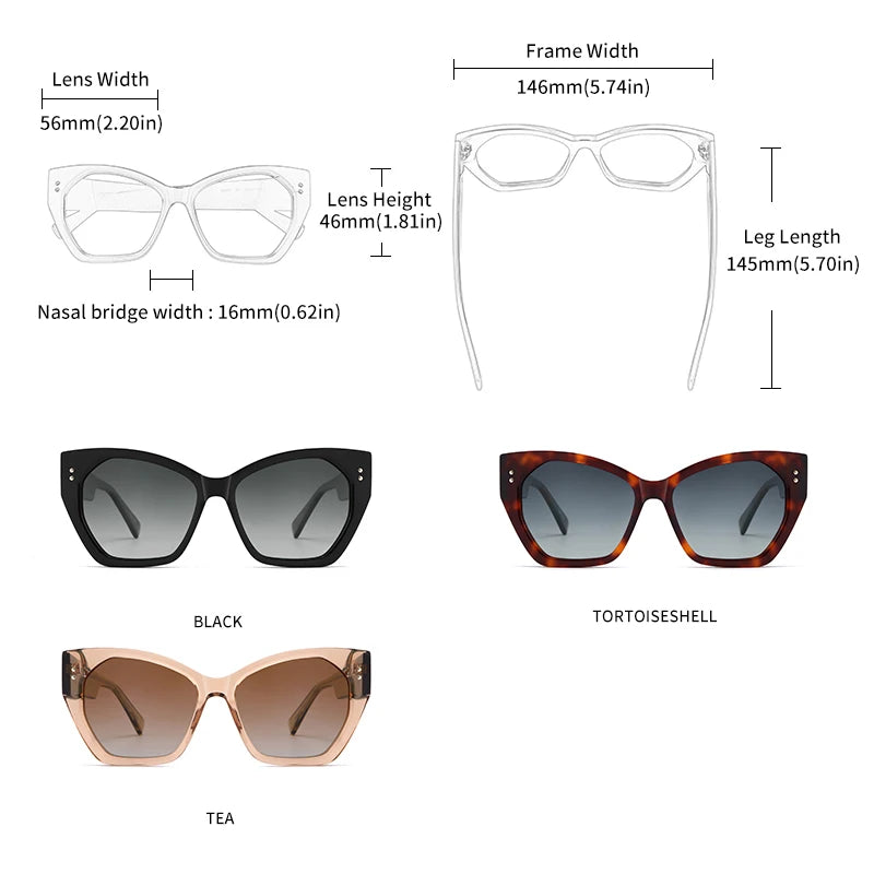 Butterfly Rectangular Sunglasses