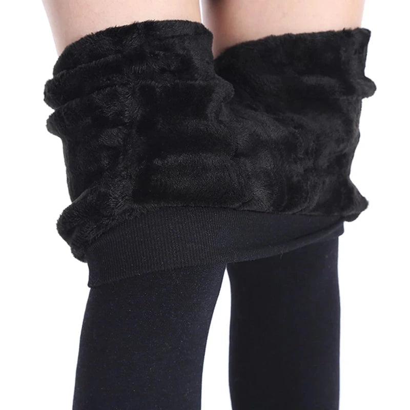 Winter Leggings For Women Warm Leggings Solid Color Velvet Leggings High Waist Leggings Stretchy Leggings
