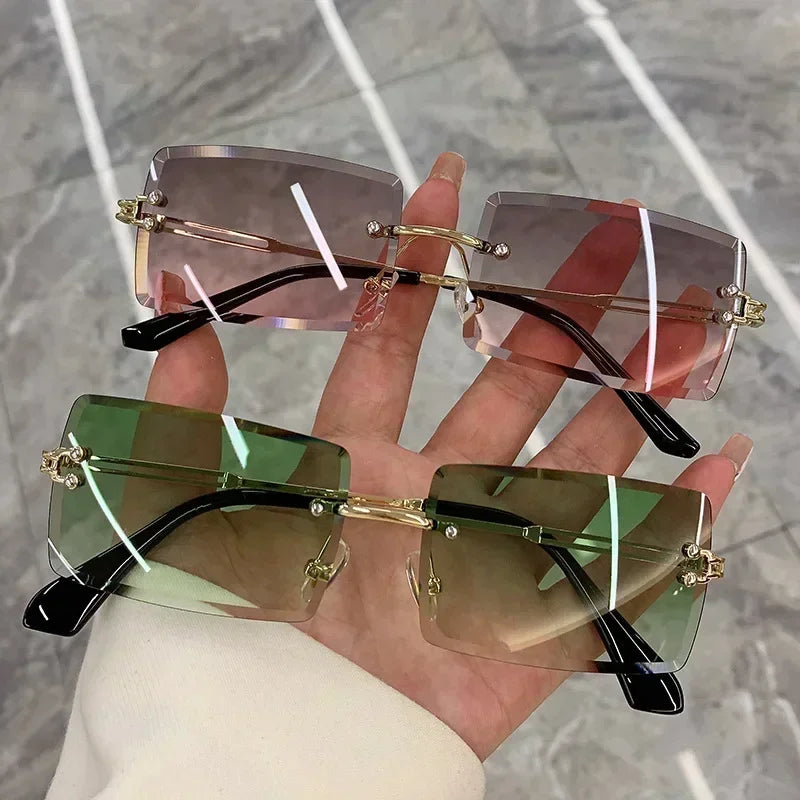 Fashion Rimless Sunglasses