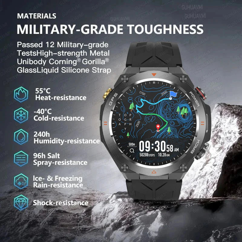GPS Smartwatch With 100 Sports Modes