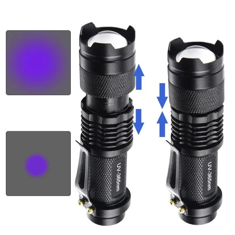 UV Flashlight LED Ultraviolet Torch Pet Urine Detector