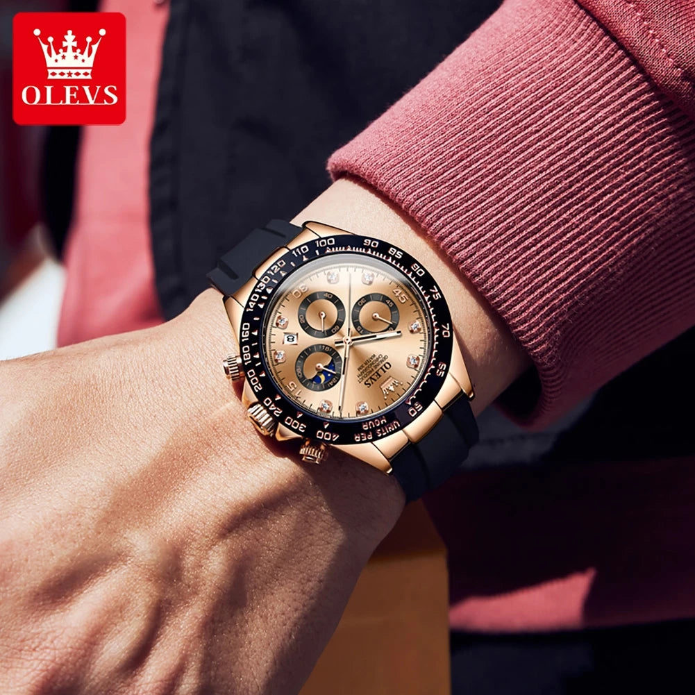 Luxury Watch With Multi functional Waterproof
