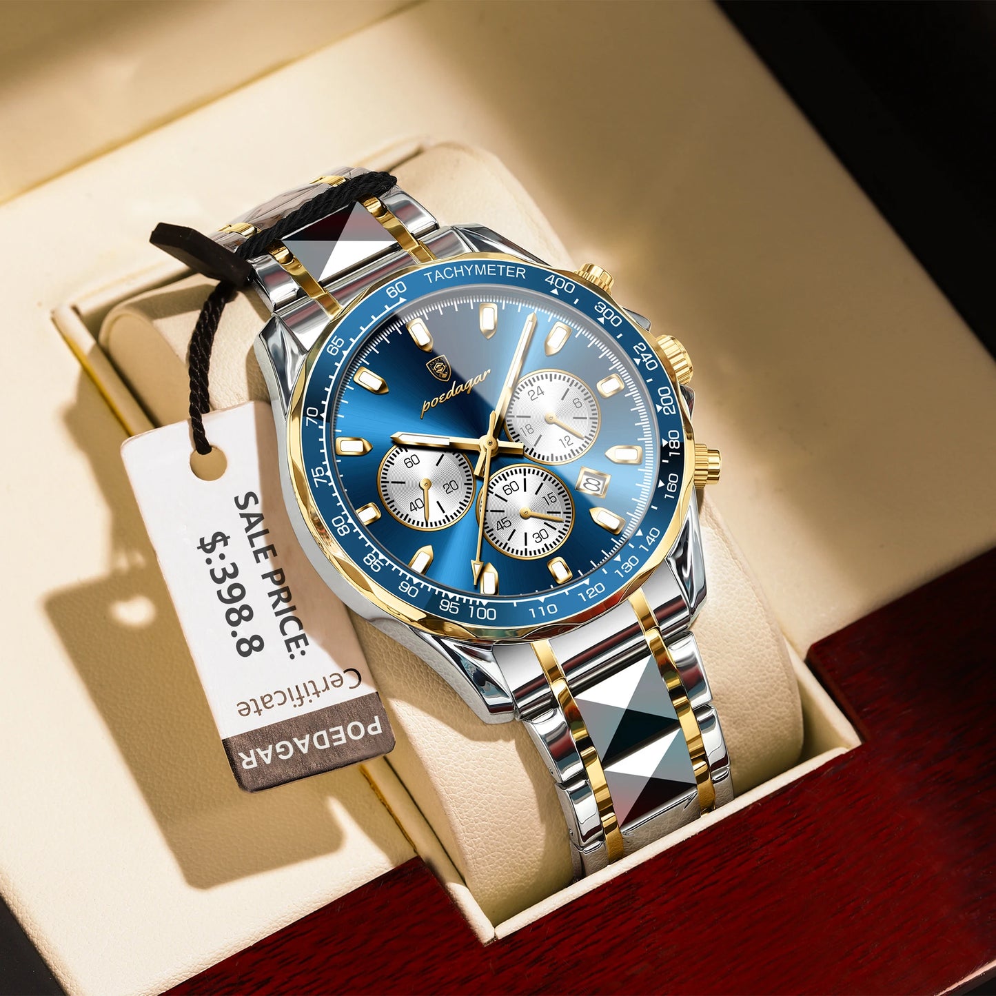 Luxury Stainless Steel Watch