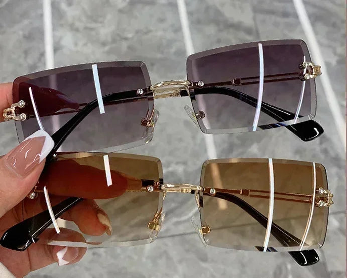 Fashion Rimless Sunglasses