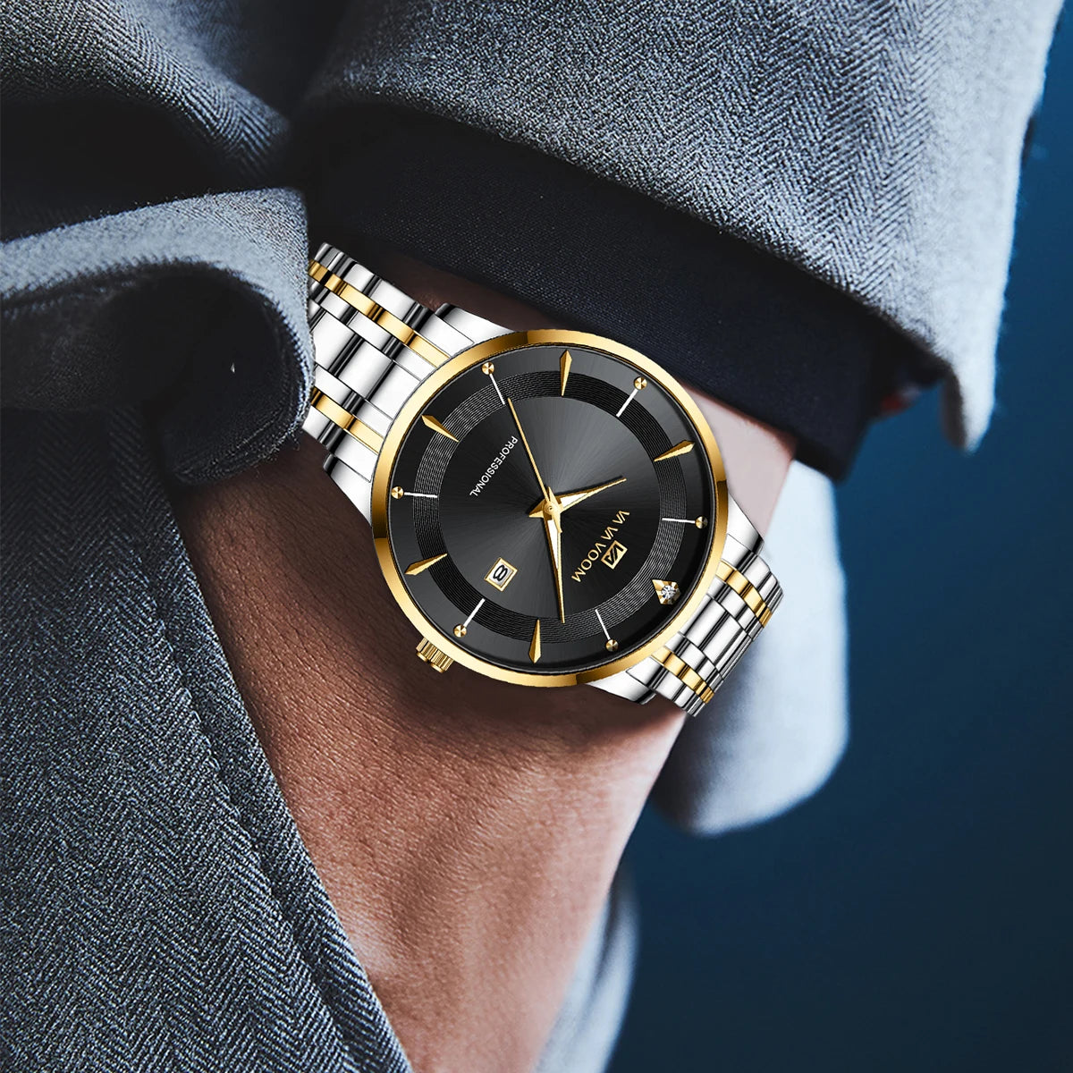 Luxury Stainless Steel Watch