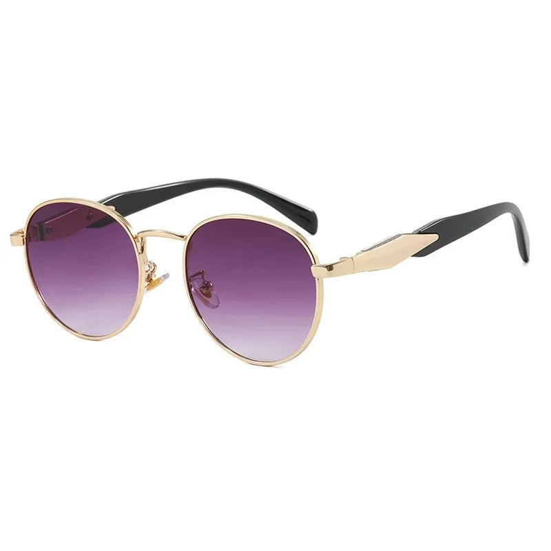 Vintage Round Metal Sunglasses