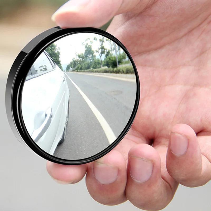 2Pcs 360° Adjustable Blind Spot Mirrors – Wide Angle Convex Car Accessories