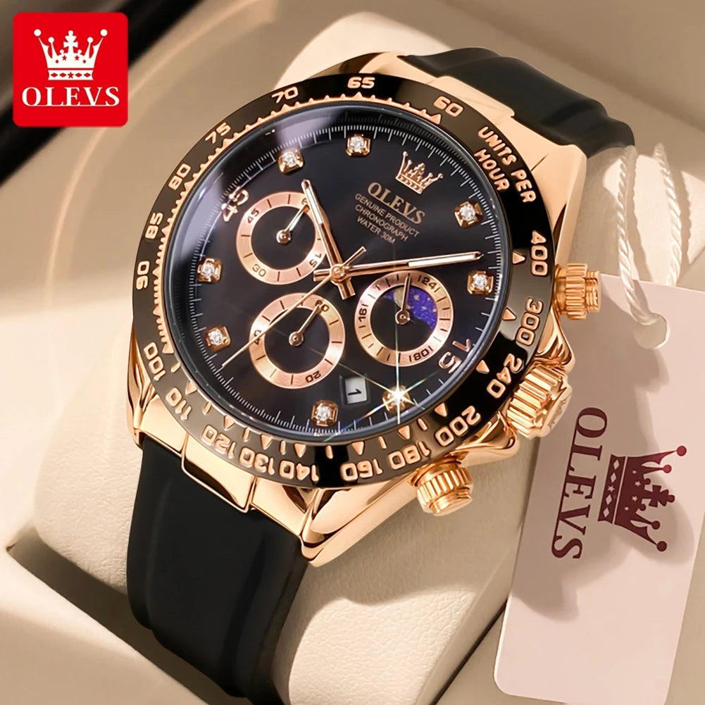 Luxury Watch With Multi functional Waterproof