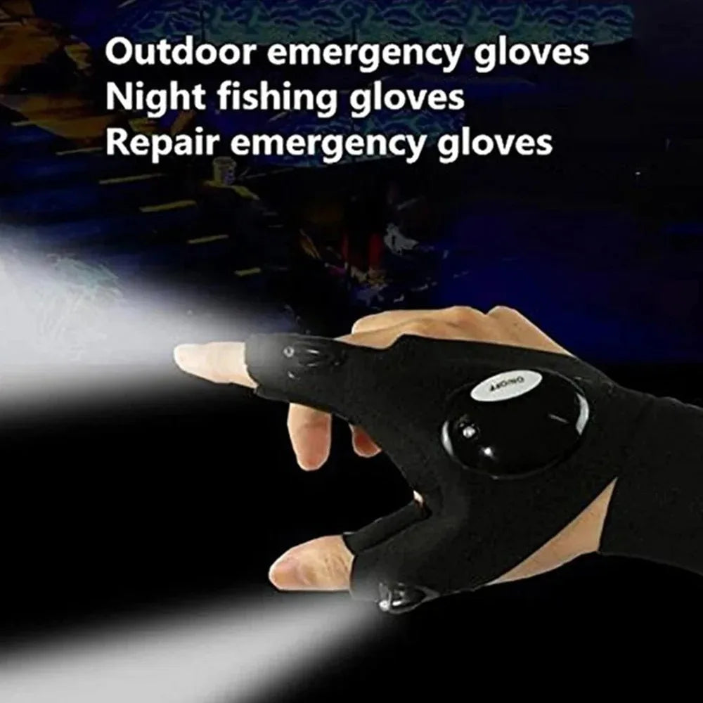 Waterproof Finger Flashlight Gloves