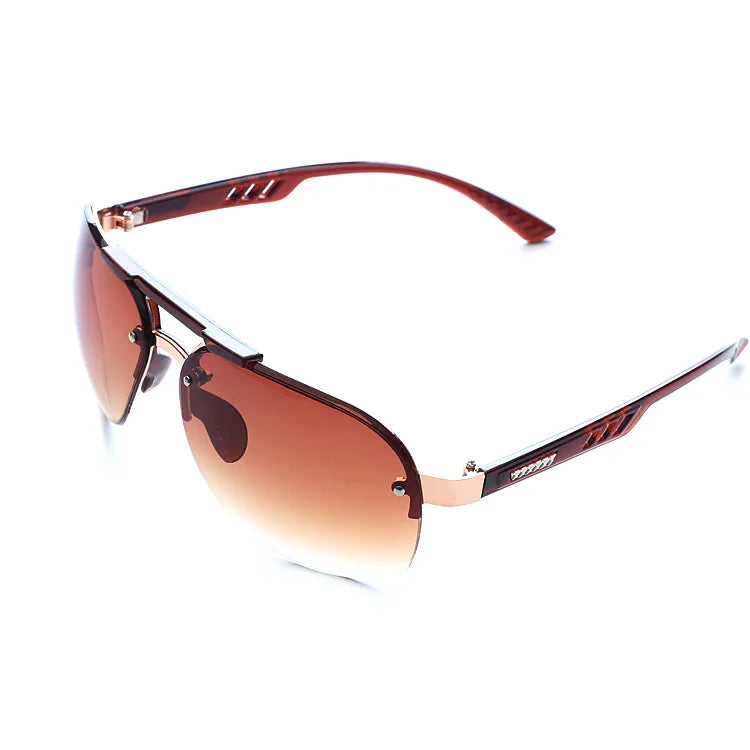 Vintage Rimless Rectangle Sunglasses