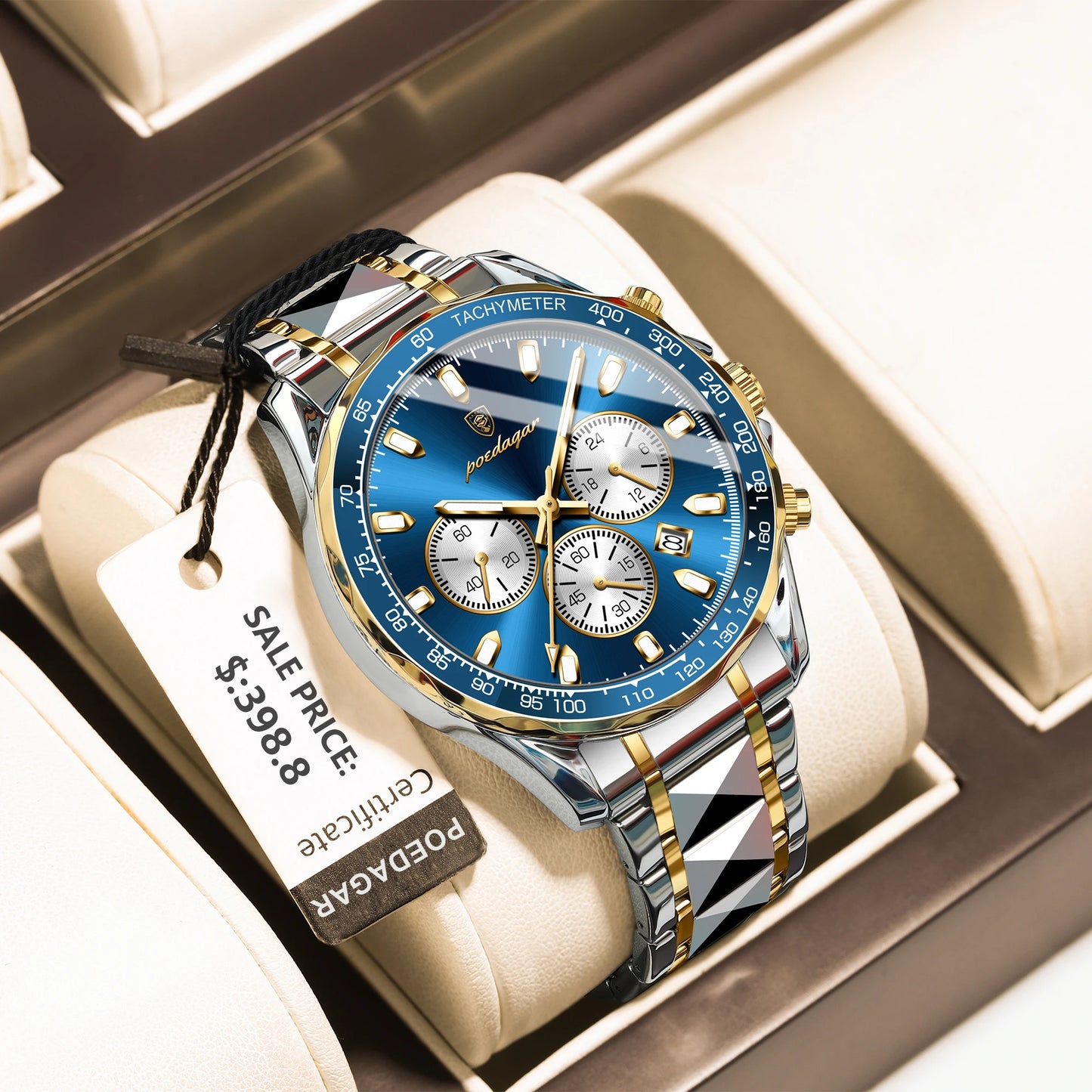 Luxury Stainless Steel Watch