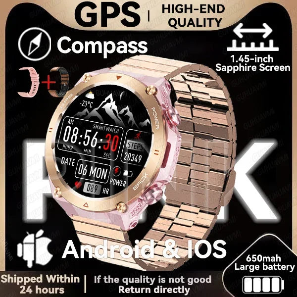 GPS Smartwatch With 100 Sports Modes