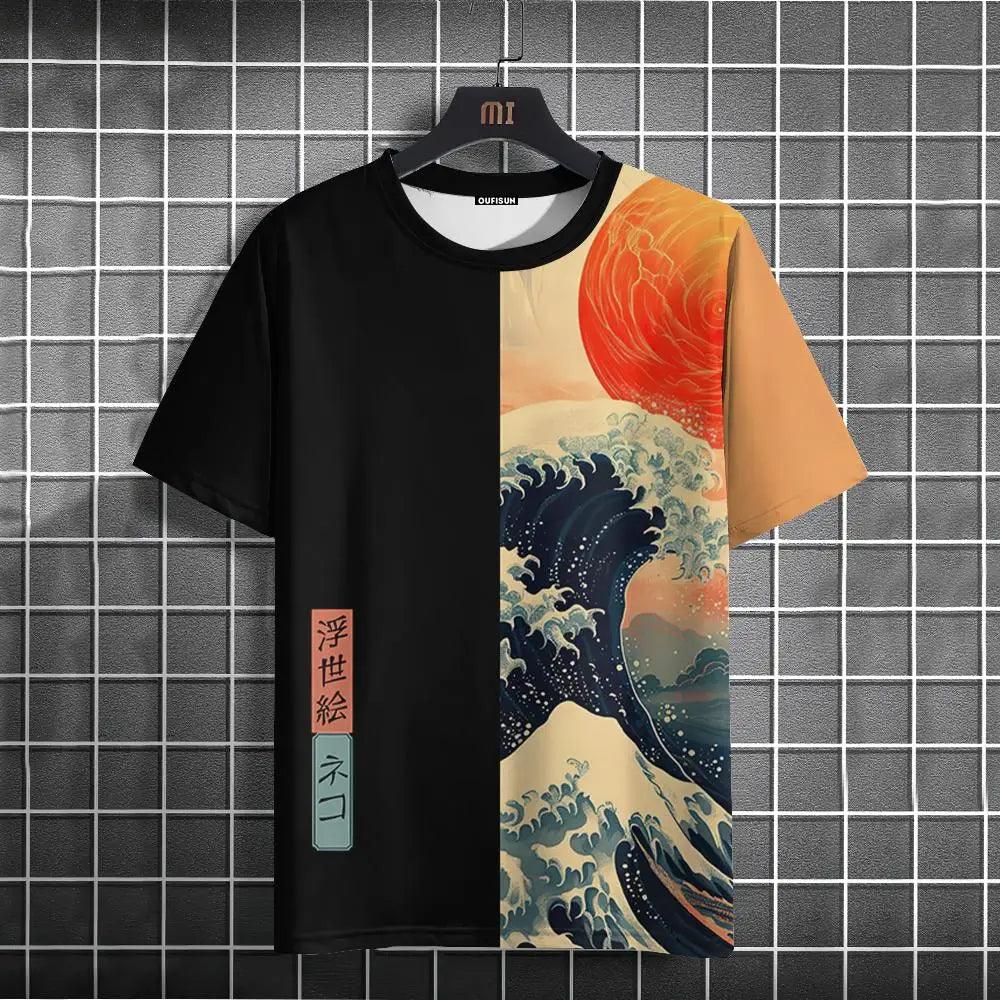 Unisex Samurai Cat 3D T-Shirt
