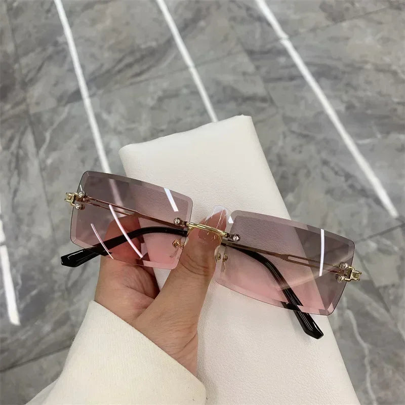 Fashion Rimless Sunglasses