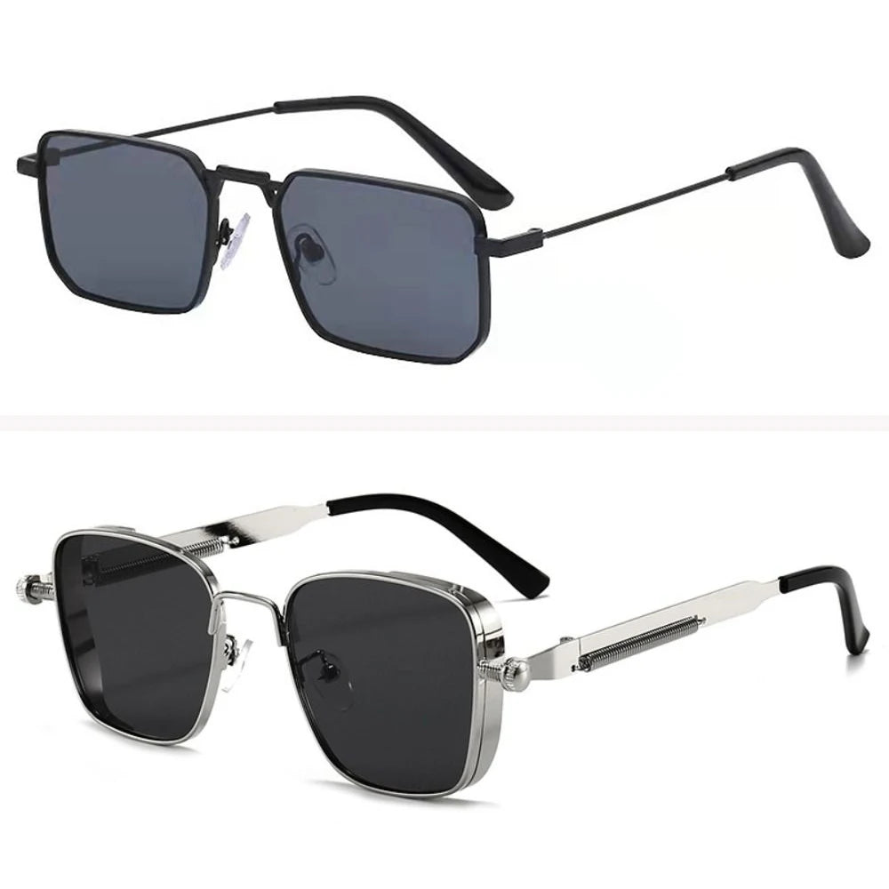 Metal Frame Retro Sunglasses