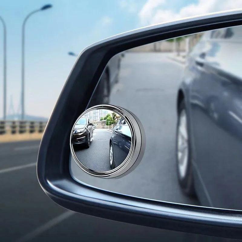 2Pcs 360° Adjustable Blind Spot Mirrors – Wide Angle Convex Car Accessories
