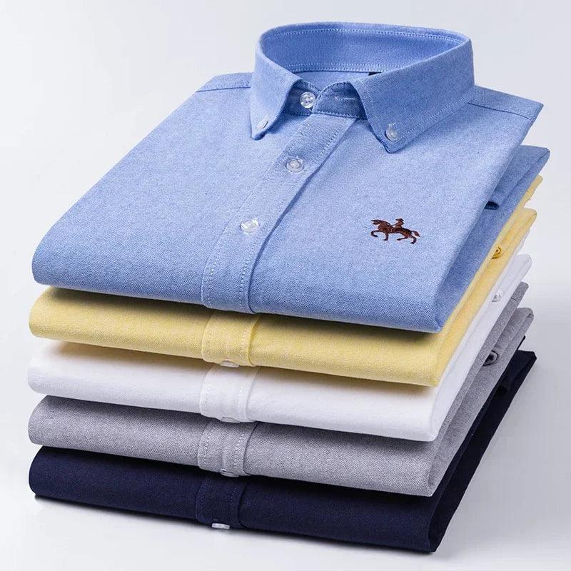 Men's Floral Embroidered Shirt