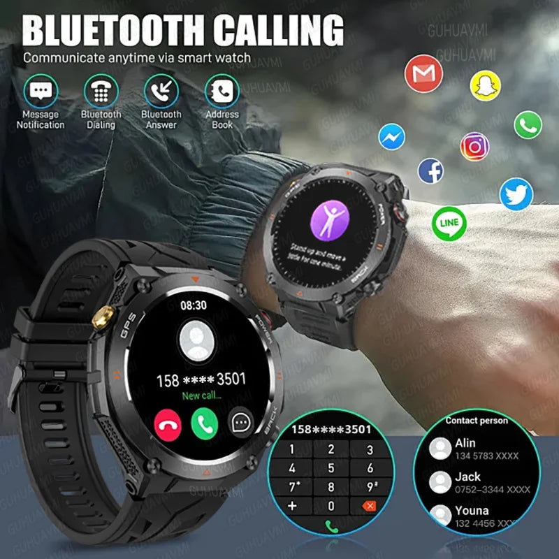 GPS Smartwatch With 100 Sports Modes