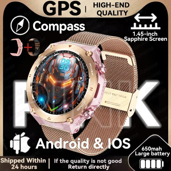 GPS Smartwatch With 100 Sports Modes
