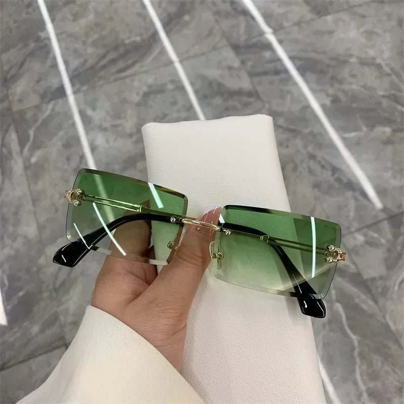 Fashion Rimless Sunglasses