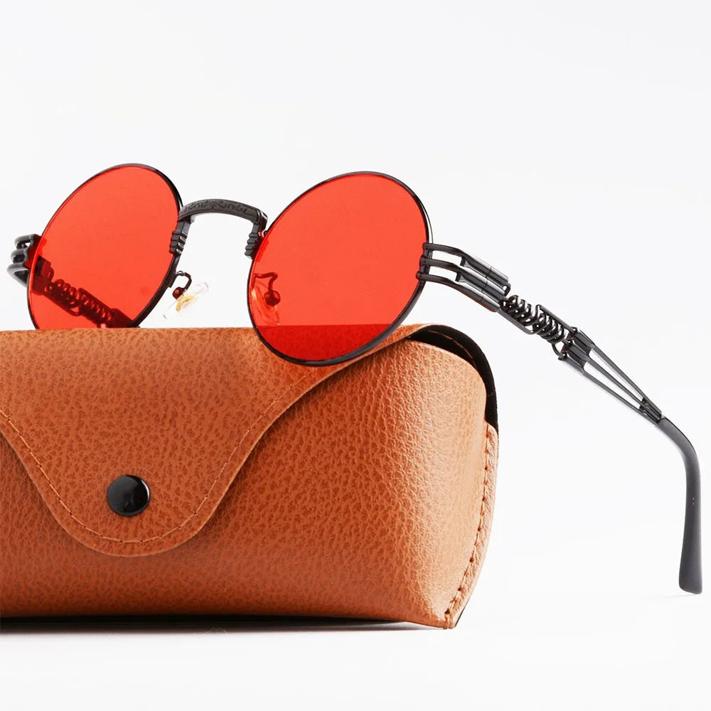 Metal Frame Retro Sunglasses